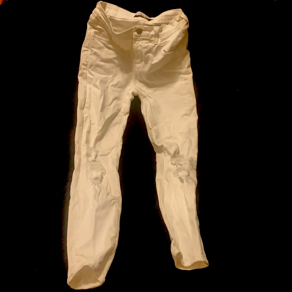 J Brand White Skinny Jeans